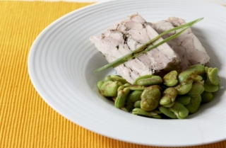 Terrina de pollo y hierbas